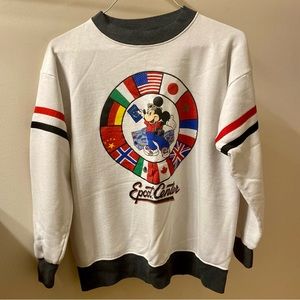 DISNEY Vintage Epcot Sweatshirt Size XL
